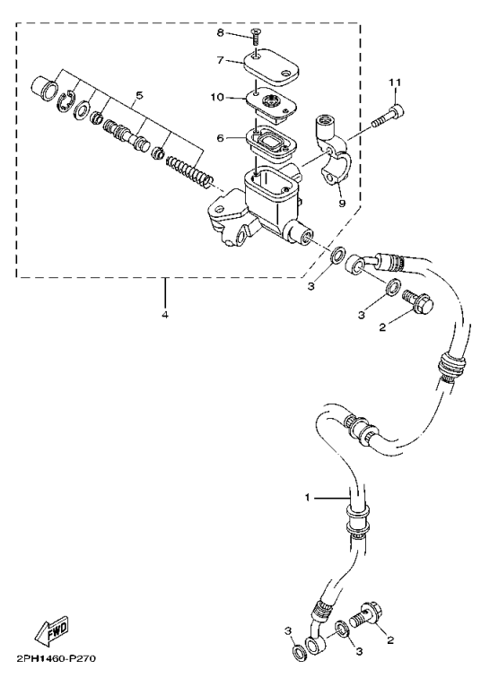 Front Master Cylinde